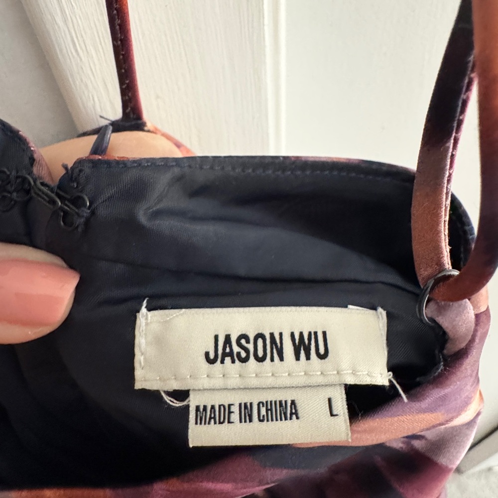 Jason Wu Purple and Orange Floral Dress - Picture 3 of 3